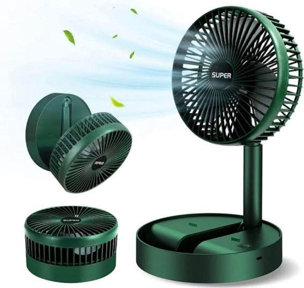 Rechargable Portable Electric Mini Fan Foldable Telescopic Fan