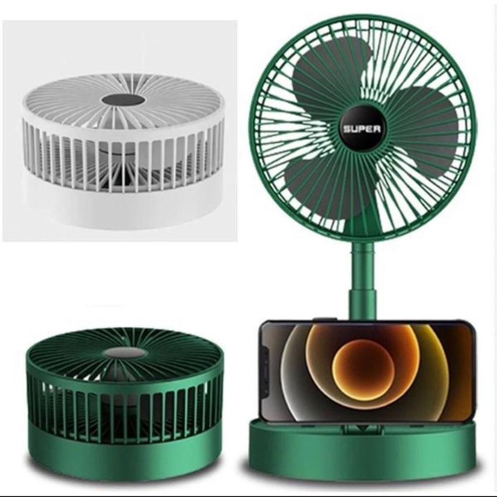 Rechargable Portable Electric Mini Fan Foldable Telescopic Fan