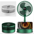 Rechargable Portable Electric Mini Fan Foldable Telescopic Fan