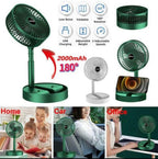 Rechargable Portable Electric Mini Fan Foldable Telescopic Fan