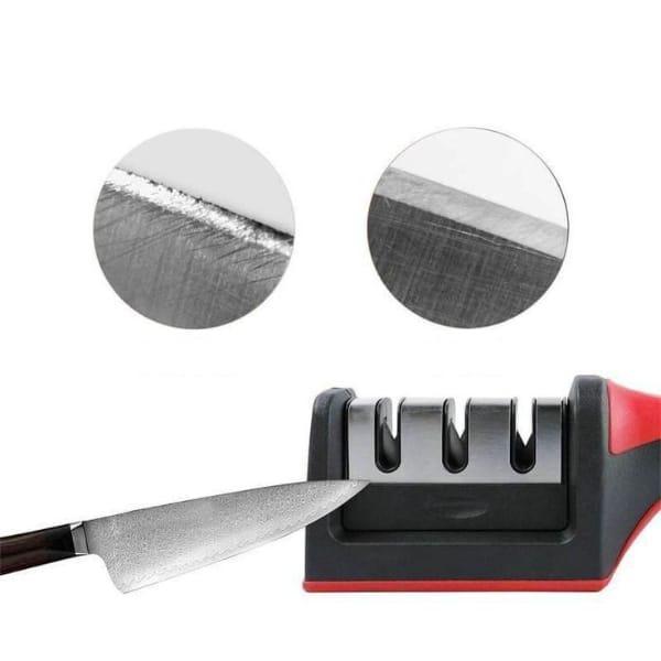 Household Knife Sharpener Kitchen Multi Functional Three Section Cutter Diamond Cutter Sharpening