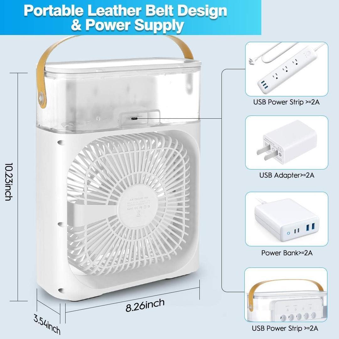 3 adjustable mini air cooling fan