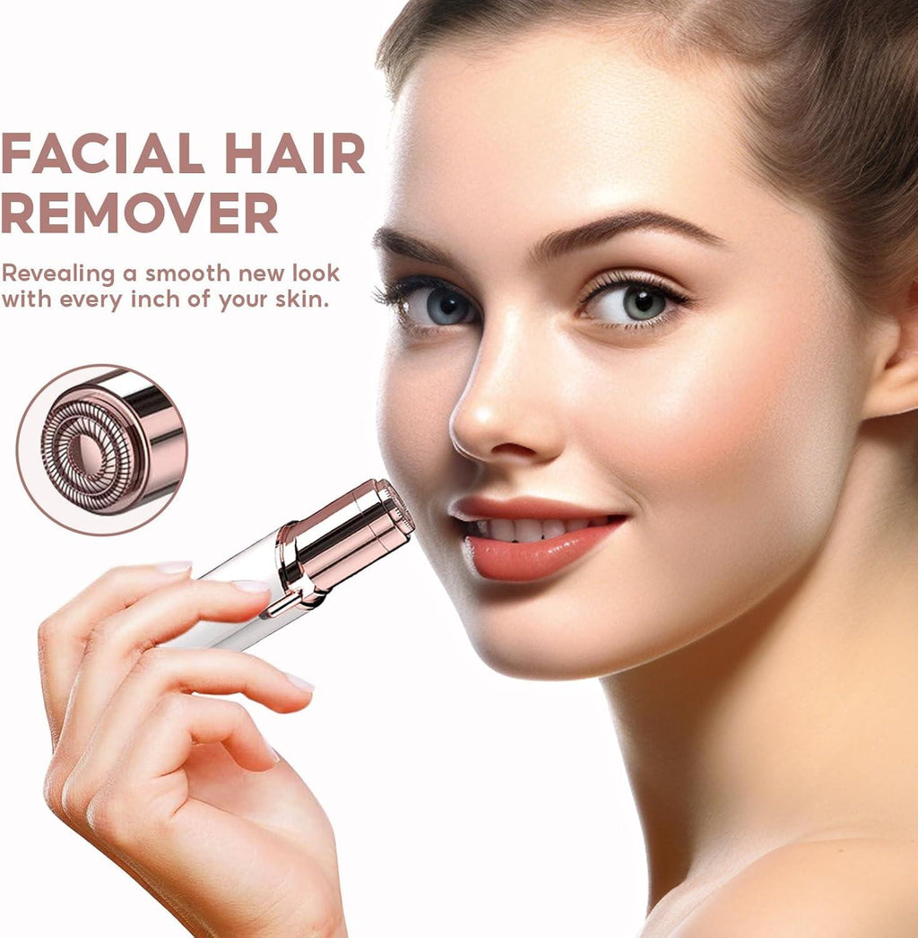 Painless Flawless Facial Hair Remover | Experience Smooth, Hair-Free Skin | Safe for All Skin Types