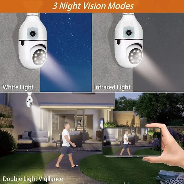 CCTV 1080P Full HD CCTV Camera CCTV Camera Wifi Smart Camera Wifi Camera Home Security Camera Smart Camera Wifi CCTV Wifi Camera Blub Socket Security Camera For Home