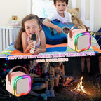 K12 Portable Speaker With Mic | Karaoke Microphone With Speaker | Portable Wireless Bluetooth Speaker