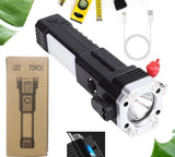 High-Power LED Flashlight  Rechargeable And Multifunctionals Water Proof With Power Bank