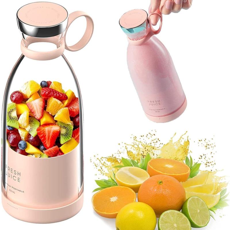 USB Chargeable Juicer Blender 6 Blades 1000ml - Portable Juicer