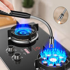 360° Outdoor Kitchen Lighter – USB Rechargeable Electronic Arc Lighter with Flexible Neck, Safety Lock, Windproof & Eco-Friendly Design (Random Colors)