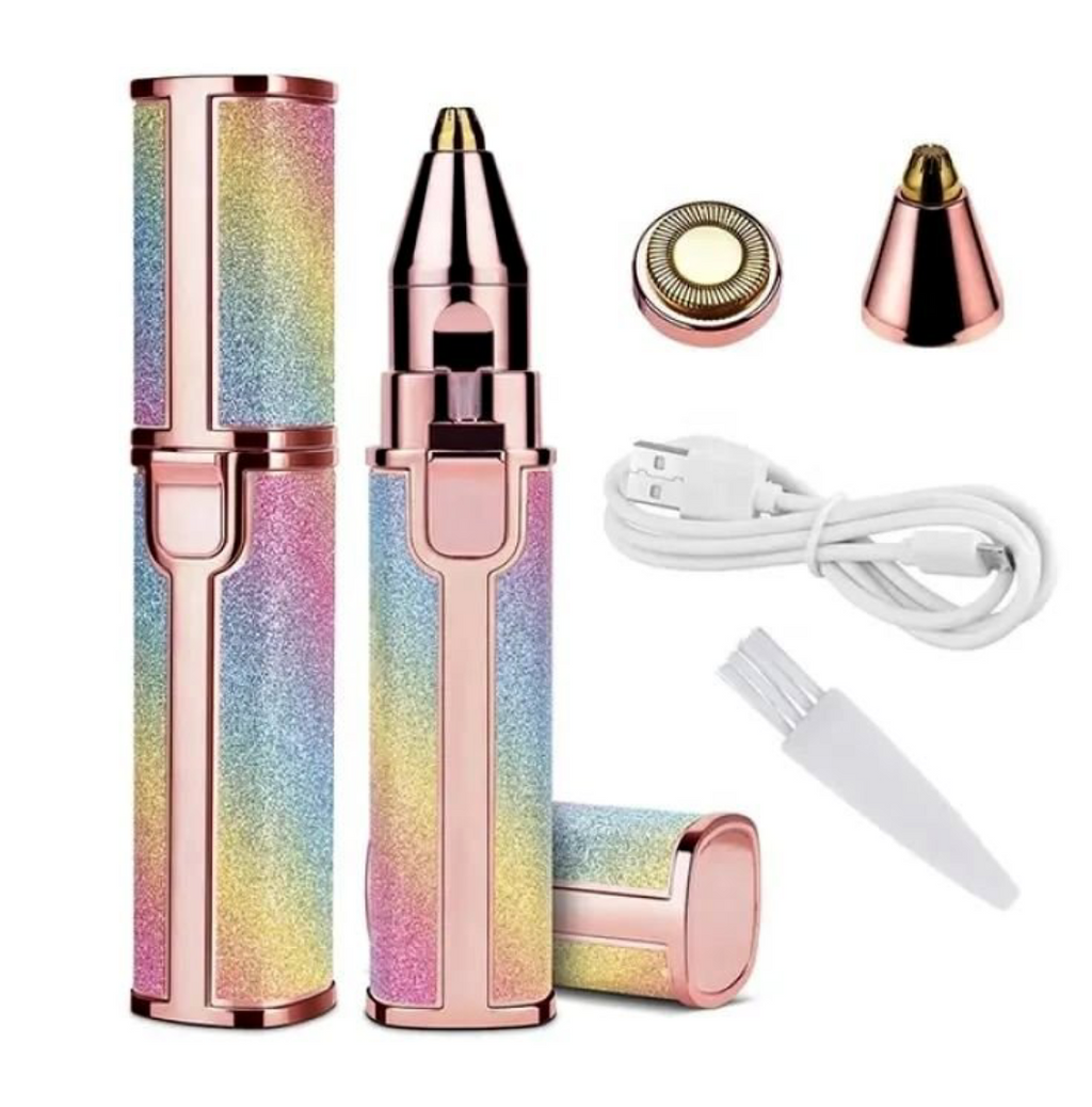 2in1 Electric Eyebrow Trimmer and Shaver Rechargeable Hair Remover for All Parts.