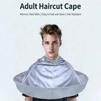 1PC Hair Cutting Cape, 3D Breathable Barber Cloak for Hair Dye, Foldable Waterproof Haircut Cloth for Home Salon Use