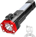 High-Power LED Flashlight  Rechargeable And Multifunctionals Water Proof With Power Bank