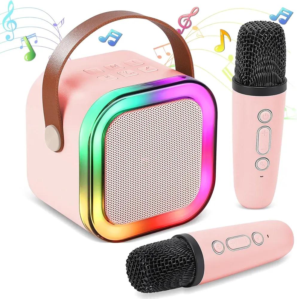 K12 Portable Speaker With Mic | Karaoke Microphone With Speaker | Portable Wireless Bluetooth Speaker