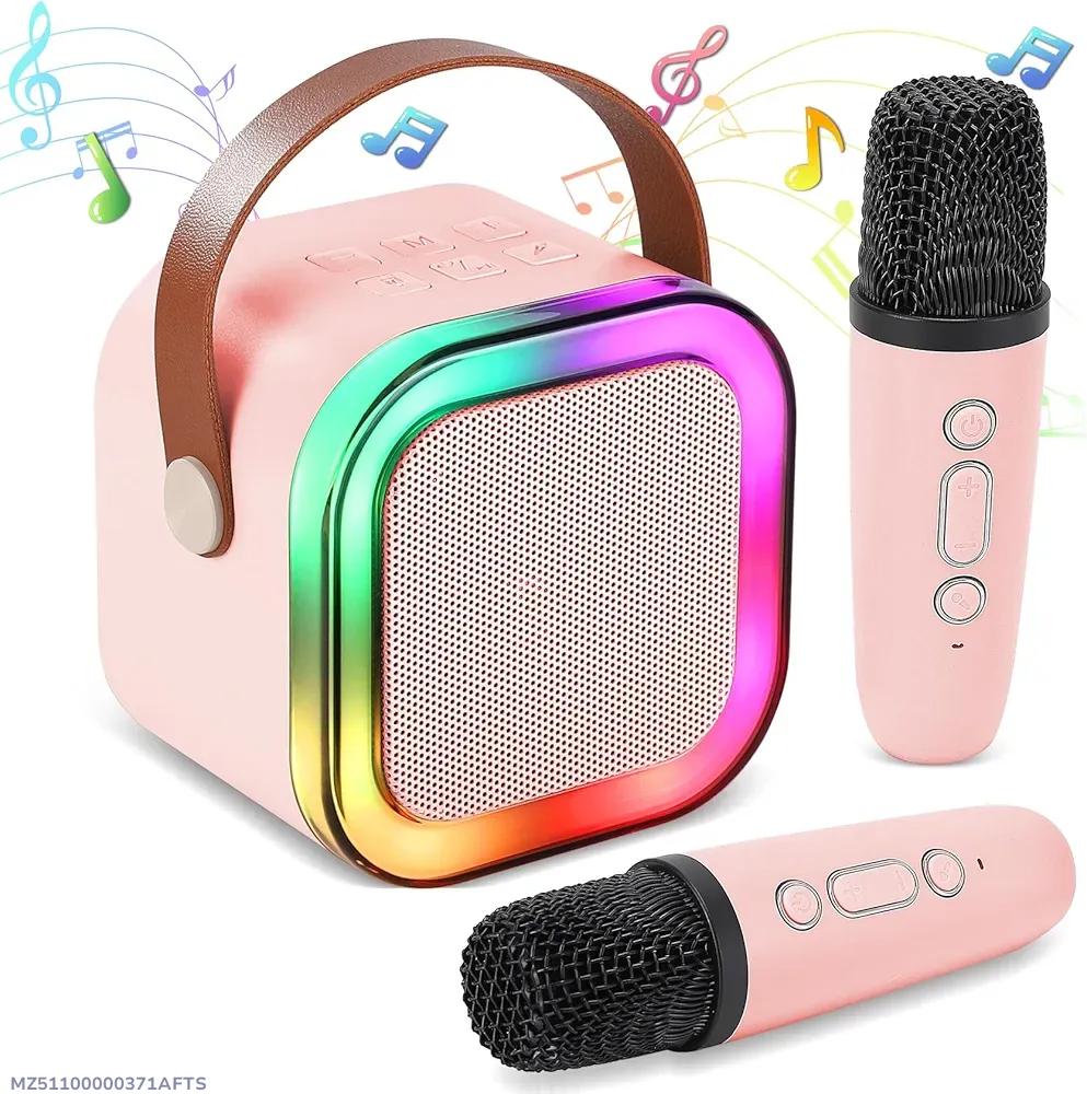 K12 Portable Speaker With Mic | Karaoke Microphone With Speaker | Portable Wireless Bluetooth Speaker