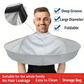1PC Hair Cutting Cape, 3D Breathable Barber Cloak for Hair Dye, Foldable Waterproof Haircut Cloth for Home Salon Use