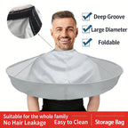 1PC Hair Cutting Cape, 3D Breathable Barber Cloak for Hair Dye, Foldable Waterproof Haircut Cloth for Home Salon Use