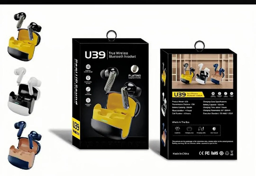 U39 TWS Bluetooth 5.3 Earbuds Multicolor Fast Charge