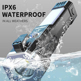 High-Power LED Flashlight  Rechargeable And Multifunctionals Water Proof With Power Bank