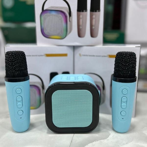 K12 Portable Speaker With Mic | Karaoke Microphone With Speaker | Portable Wireless Bluetooth Speaker